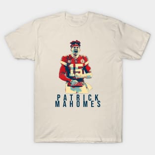 Patrick Mahomes Pop Art Vintage Color T-Shirt